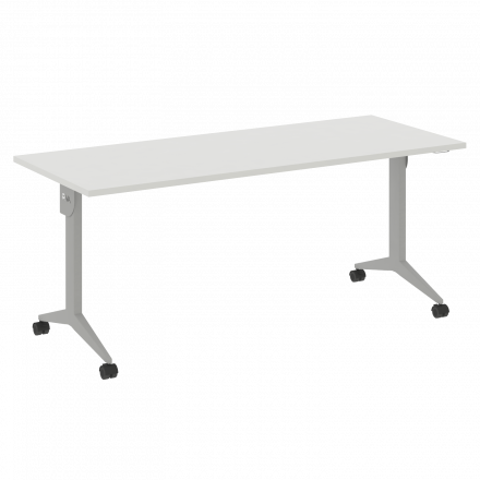 X-Pull Стол складной мобильный X.M-5.7 Белый бриллиант/Серый металл 1780*720*753 X-Pull Стол складной мобильный X.M-5.7 Белый бриллиант/Серый металл 1780*720*753