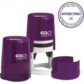 Оснастка для печати круглая Colop Printer R40 40 мм с крышкой фиолетовая