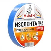 Изолента ПВХ TIM515T 15 х 20 синяя МИЛЕН/60/6