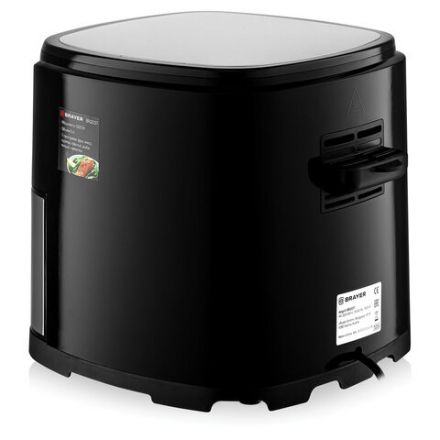 Аэрогриль BRAYER BR2037, 1500 Вт, 5 л, 7 программ, таймер, сенсорное управление, нержавеющая сталь