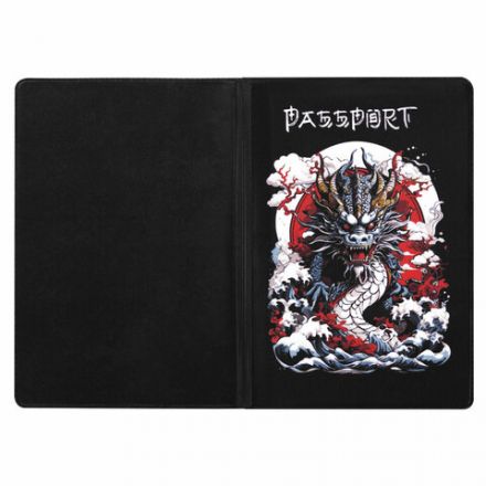 Обложка для паспорта "Cool Mix", два кармана, 10 дизайнов ассорти, цветной принт, ПВХ, STAFF, 238340