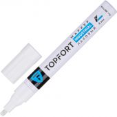 Маркер лаковый TOPFORT Industrial 4 мм белый
