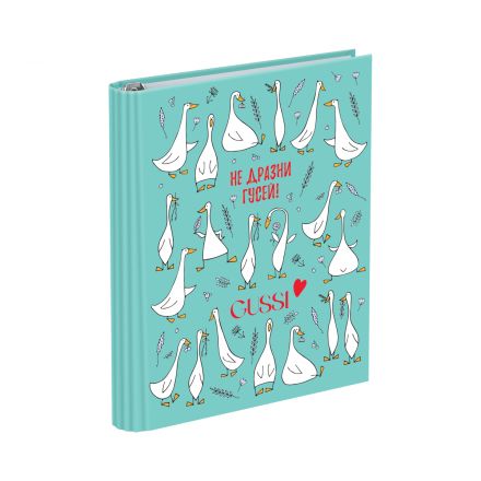 Тетрадь на кольцах А5, 160л., BG "Gussi", глянцевая ламинация