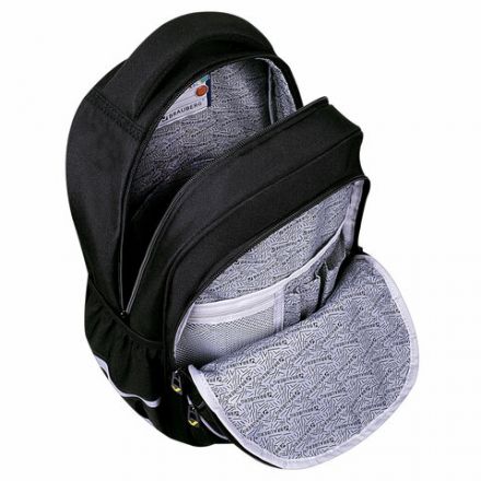 Рюкзак BRAUBERG MOTION, 2 отделения, 3 кармана, "Rebel", СВЕТЯЩИЙСЯ, 41х28х17 см, 271363