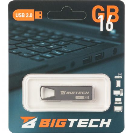 Флеш-память BigTech UFD014, USB2.0, 16GB