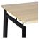 Стол на металлокаркасе BRABIX "LOFT CD-001", 800х440х740 мм, складной, цвет дуб натуральный, 641211 Стол на металлокаркасе BRABIX "LOFT CD-001", 800х440х740 мм, складной, цвет дуб натуральный, 641211