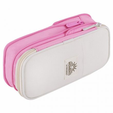 Пенал-трансформер BRAUBERG, полиэстер, 22х10х3 см, "Crystal rose", 271563 Пенал-трансформер BRAUBERG, полиэстер, 22х10х3 см, "Crystal rose", 271563