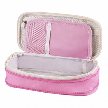 Пенал-трансформер BRAUBERG, полиэстер, 22х10х3 см, "Crystal rose", 271563 Пенал-трансформер BRAUBERG, полиэстер, 22х10х3 см, "Crystal rose", 271563