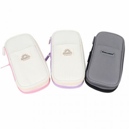 Пенал-трансформер BRAUBERG, полиэстер, 22х10х3 см, "Crystal rose", 271563 Пенал-трансформер BRAUBERG, полиэстер, 22х10х3 см, "Crystal rose", 271563