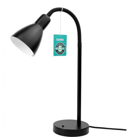 Светильник Camelion KD-437 C02 черный (свет.наст. Е27, 40 Вт, металл)