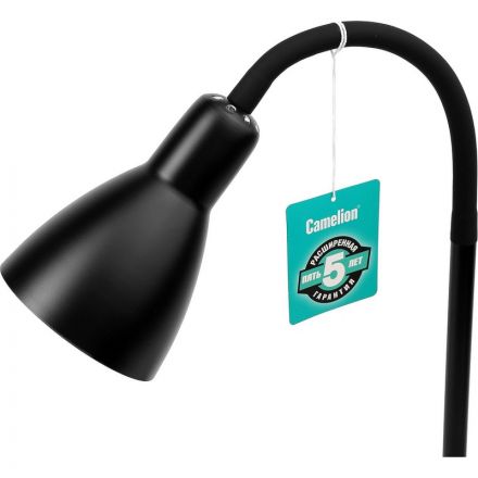 Светильник Camelion KD-437 C02 черный (свет.наст. Е27, 40 Вт, металл)