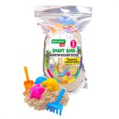 Песок для лепки кинетический, цвет песочный, 3000 г, 3 формочки, лопатка, грабли, BRAUBERG KIDS, 666004 Песок для лепки кинетический, цвет песочный, 3000 г, 3 формочки, лопатка, грабли, BRAUBERG KIDS, 666004