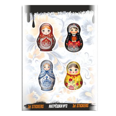 Наклейки объемные эпоксидные на телефон, 6-8 шт. на листе, "МОДНЫЕ ДИЗАЙНЫ", АССОРТИ, NALEPKING