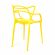 Стул Cat Chair (mod. 028) пластик, 53 x 59 x 82,5 см, желтый (Yellow Y-01)