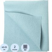 Салфетка хозяйственная HQ Profiline д/стекл ПУ 35х40см 245г/м2 синяя 2шт/уп