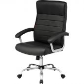 Кресло BN_Dt_EChair-586 TPU экокожа  черный, хром
