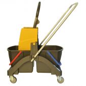 Тележка уборочная Vermop Аква с отжимом 2 ведра по 17 л (артикул производителя 614392)