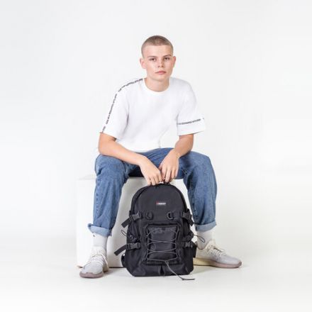 Рюкзак HEIKKI CHALLENGE (ХЕЙКИ) универсальный, карман для ноутбука, "Flex", черный, 45х32х17 см, 272579 Рюкзак HEIKKI CHALLENGE (ХЕЙКИ) универсальный, карман для ноутбука, "Flex", черный, 45х32х17 см, 272579