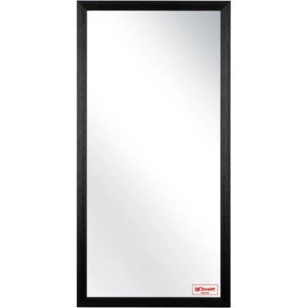 Зеркало МГЛ_настенное Комус Мебель НБ72 (600x1200) багет ПЛС черный