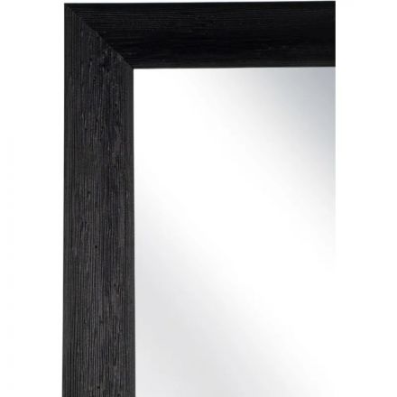 Зеркало МГЛ_настенное Комус Мебель НБ72 (600x1200) багет ПЛС черный