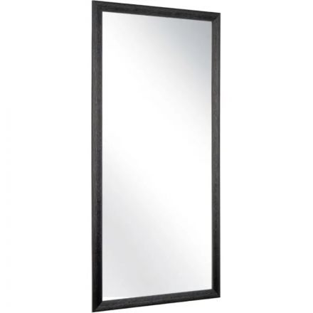 Зеркало МГЛ_настенное Комус Мебель НБ72 (600x1200) багет ПЛС черный