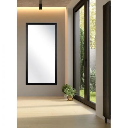 Зеркало МГЛ_настенное Комус Мебель НБ72 (600x1200) багет ПЛС черный