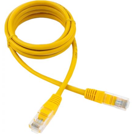 Патч-корд UTP Cablexpert PP10-2M/Y кат.5e, 2м, литой, (жёлтый)