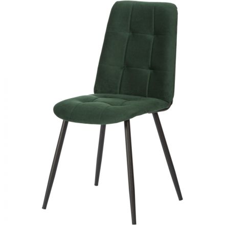 Стул Комус Мебель Felicita велюр, 47х54х86, Deep Forest (изумруд)