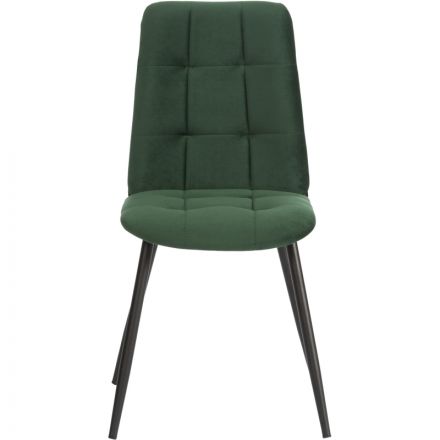 Стул Комус Мебель Felicita велюр, 47х54х86, Deep Forest (изумруд)