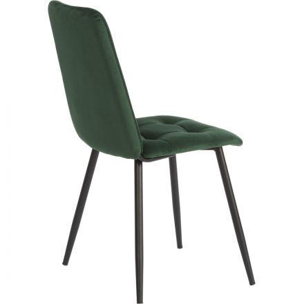 Стул Комус Мебель Felicita велюр, 47х54х86, Deep Forest (изумруд)