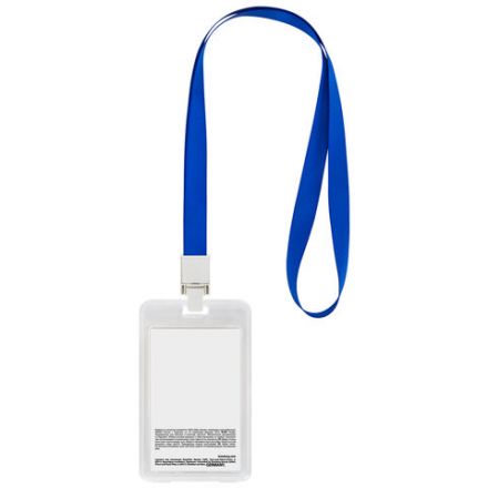 Бейдж вертикальный (85х54 мм) на 2 карты, с лентой 45 см, ЗАЩИТА ОТ ВЛАГИ И ПЫЛИ, BRAUBERG EXTRA, 238827