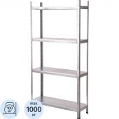 Стеллаж металлический FL_HIT 4 полки (912х300х1824) оцинкованный