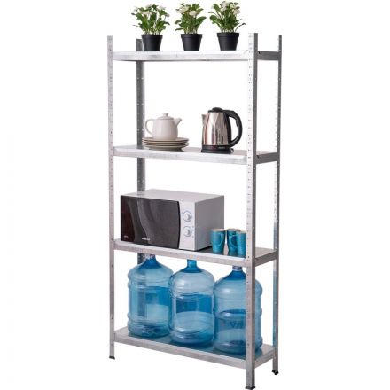 Стеллаж металлический FL_HIT 4 полки (912х300х1824) оцинкованный