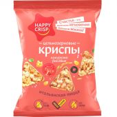 Чипсы Happy Corn цельно кукурузно рисовые,италья пицца,без жарки50гx18ш/УП