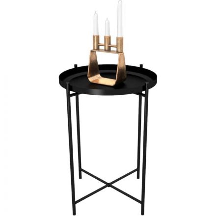 Стол журнальный EL_Sheffilton SHT-CT8 металл черный муар(241651/Сж-97)