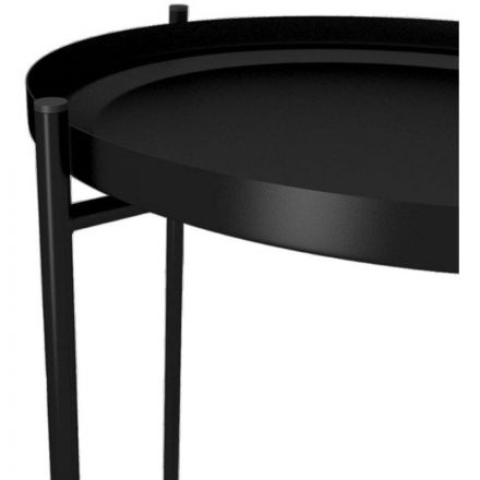 Стол журнальный EL_Sheffilton SHT-CT8 металл черный муар(241651/Сж-97)