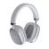 Наушники беспроводные накладные полноразмерные раздвижные мультирежимные, SONNEN HP-B12S, Bluetooth 5.4, серебристые, 514127