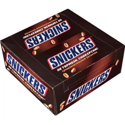 Шоколадный батончик Snickers 50,5г