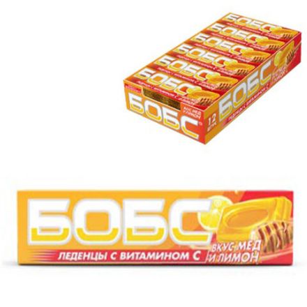 Леденцы БОБС со вкусом меда и лимона, с витамином C, 35 г, для детского питания, BS-3-2 Леденцы БОБС со вкусом меда и лимона, с витамином C, 35 г, для детского питания, BS-3-2