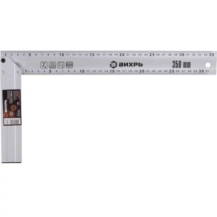 Угольник алюминиевый литой 350мм Вихрь 73/11/3/4