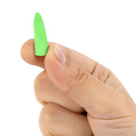 Беруши одноразовые пенополиуретановые без шнурка, КОМПЛЕКТ 5 пар в контейнере, SNR 43 дБ, RABBITEX (РАББИТЕКС), 671319