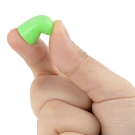 Беруши одноразовые пенополиуретановые без шнурка, КОМПЛЕКТ 5 пар в контейнере, SNR 43 дБ, RABBITEX (РАББИТЕКС), 671319