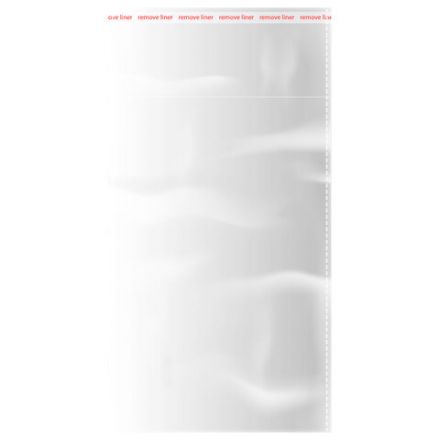 Пакеты БОПП с клеевым клапаном, КОМПЛЕКТ 100 штук, 10х15 + 4 см, 25 мкм, с усиленным швом, BRAUBERG, 700405