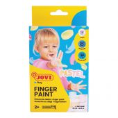Краски пальчиковые JOVI, 06 пастельных цветов по 35мл, картон, европодвес Краски пальчиковые JOVI, 06 пастельных цветов по 35мл, картон, европодвес