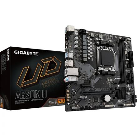 Материнская плата GIGABYTE A620M H, AM5, A620, 2xDDR5 mATX