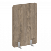 R-line Перегородки на металлических опорах на фетровых подпятниках DP.F-100-150 Тиквуд тёмный/Серый металл 1000*18*1500 R-line Перегородки на металлических опорах на фетровых подпятниках DP.F-100-150 Тиквуд тёмный/Серый металл 1000*18*1500