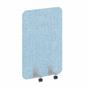 R-line soft Перегородка на металлических опорах, на роликах AP.R-80-120 Romeo 09/Серый металл 800*18*1200