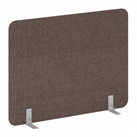 R-line soft Перегородки на металлических опорах на фетровых подпятниках AP.F-160-120 Romeo 04/Серый металл 1600*18*1200