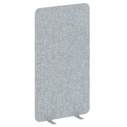 R-line soft Перегородки на металлических опорах на фетровых подпятниках AP.F-100-180 Romeo 13/Серый металл 1000*18*1800