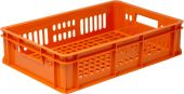 Ящик 600х400х150 мороз. с перфорацией оранжевый Ящик 600х400х150 мороз. с перфорацией оранжевый